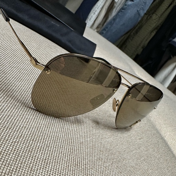 Saint Laurent YSL Monogram 59 mm Aviator sunglasses - Picture 10 of 15